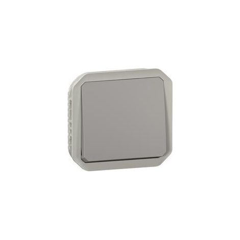 Legrand Plexo Elektro-Wippschalter grau wasserdicht IP55