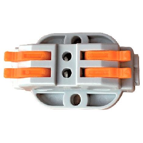 MORSETTIERA 2 INPUT / 2 OUTPUT 4MM