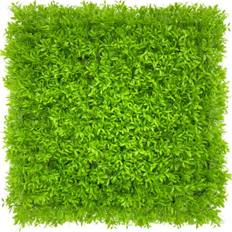 Pannelli da parete con siepe artificiale 50 cm x 50 cm, schermi protettivi e per la privacy del giardino, fondale in erba sintetica (1 pezzo) (1/5)