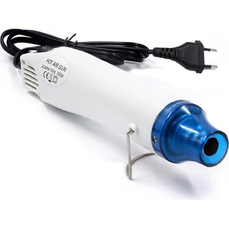 Mini pistolet thermique, pistolet thermique de gaufrage DIY 220 V, pistolet thermique pour outils de tournevis ou gaine thermorétractable (1/3)
