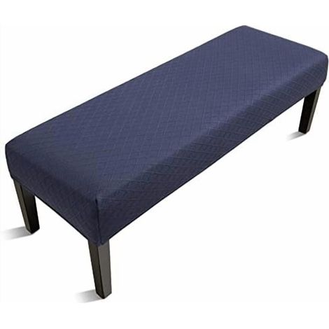 Elastische Jacquard-Stuhlhussen, waschbar und abnehmbar, staubdicht und rutschfest, geeignet für Schlafzimmer/Küchen/Hotels (marineblau)