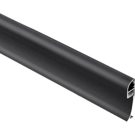TrAdE Shop Traesio - 5pz Profilo Angolare Nero Luce Indiretta Alluminio Per Strisce Led A Superficie 2mt Al-34 - (1/3)
