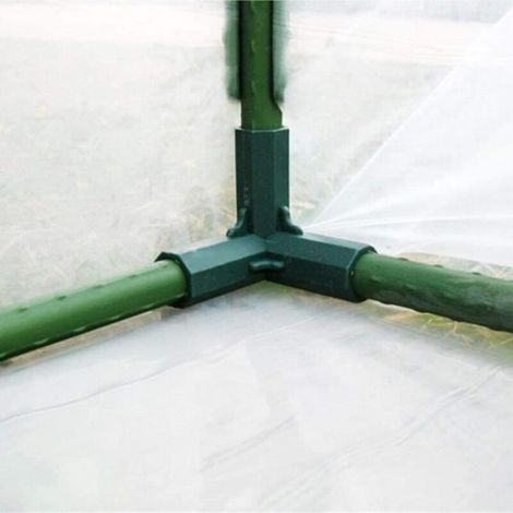Gewächshaus-Verbinder, 10 Stück, 16 mm PVC-Fittings für Kunststoff-Gewächshausrahmenmöbel. (1/3)