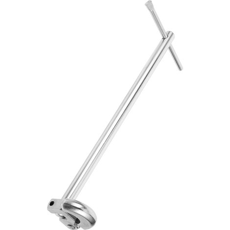 Clé à Molette Réglable en Acier Inoxydable Portable Multifonction pour Plomberie Évier et Tuyauterie Espace Restreint (1/4)