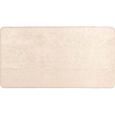 Rug Runner MARSA Cream 80 x 100 cm Polyester and PVC vidaXL