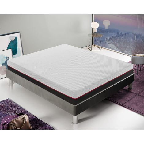 Materasso in Memory Foam Alto 20 cm – 2 strati, sfoderabile 160x190 (1/5)