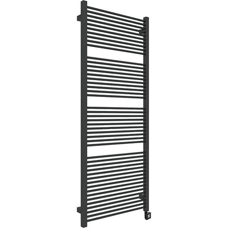 Elektrischer Handtuchheizkörper - Schwarz - Höhe 735mm Breite 530mm - 400 Watt - MIK735/530E8N