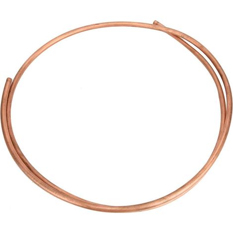 Tuyau de tube de cuivre de 2 m Tuyau de bobine souple pour réfrigérateur de climatiseur C1100 T2 OD 9.5mm/ID 7.9mm