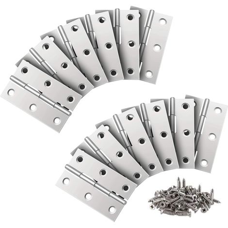 24 Pièces Charnière Inox,66MM Paumelles de Porte,Charniere PianoPour La Maison Meubles Matériel Armoire Garde Porte Tiroir (1/5)