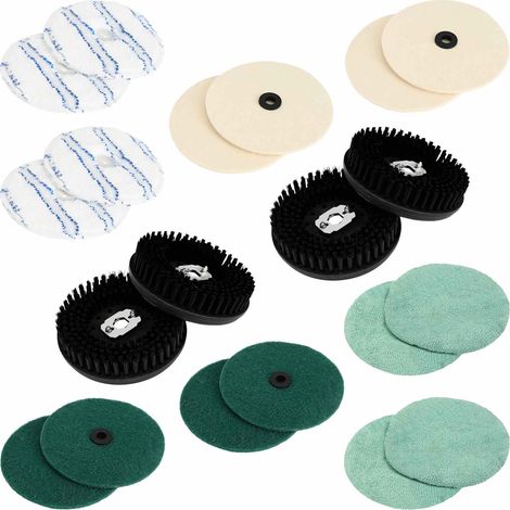 Set di tamponi per lucidatrice 20 pz Ø 14 cm Multicolore vidaXL (1/5)