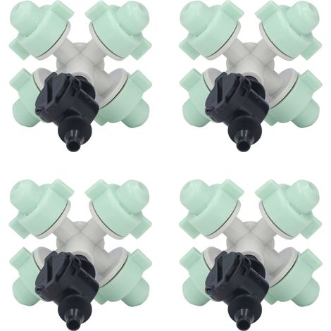 Ensemble de 10 buses à jet croisé avec tête de micro-irrigation articulée de 4/7 mm pour arroseurs de jardin agricoles (1/5)