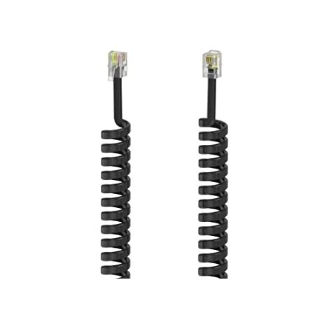 Hama 00201150 cable telefónico 1,5 m Negro