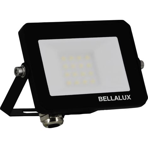 Projecteur LED BELLALUX, 10W, 4000K, 900lm, blanc neutre, IP65, noir