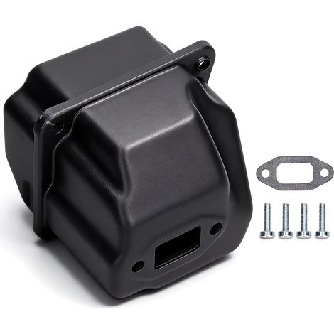 Joint De Silencieux Avec Vis, Kit De Silencieux D'Échappement Kit De Remplacement De Silencieux De Tronçonneuse Pour Accessoire De Jardinage De Tronçonneuse 024 026 Ms240 Ms260 (1/5)