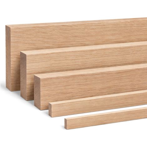 Tasseau chêne brut 5x30 mm 2,4 m (10 pièces) (1/5)
