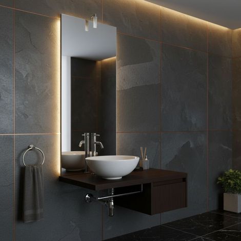 Armoire avec lavabo modèle Milano - Dimensions : 90x45x50 cm - Couleur : Wenge (1/4)