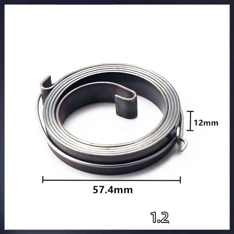 Ressort de lanceur pour tronçonneuse 5200 5800 52cc 58cc, pièces détachées 12mm (1/4)