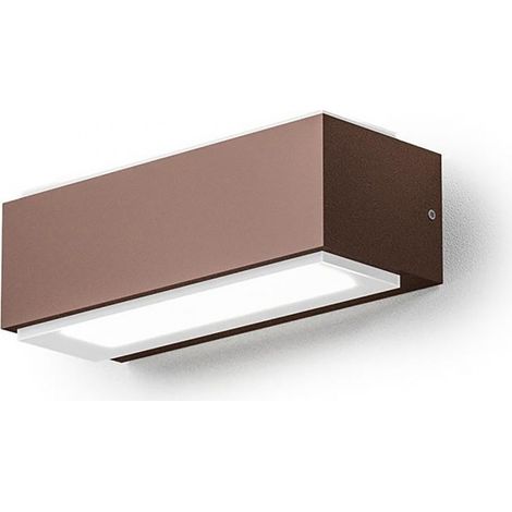 Applique esterno gea led nox led ip65 ges962 lampada parete biemissione classica