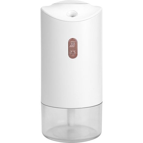Humidificateur grande capacité 300 ml, humidificateur à projection, humidificateur à lumière ambiante, rechargeable par USB, blanc. (1/5)