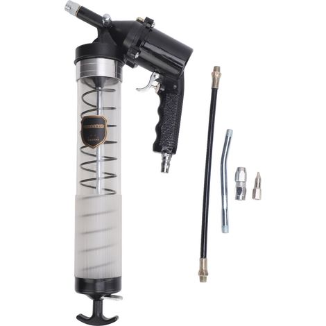 Pistolet à graisse pneumatique 10000‑12000PSI haute pression interface rapide G1/4 pouce kit entièrement automatique (1/5)