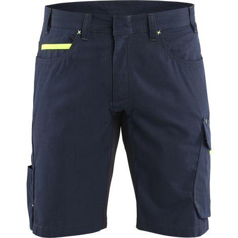 Short maintenance - Bleu marine/Jaune fluo XL - FR(50) - SE(C56) - Standards