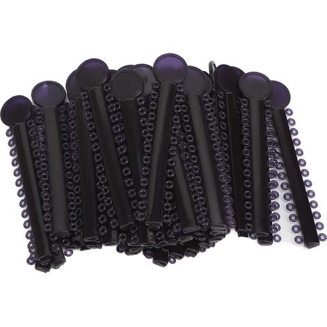 40 élastiques orthodontiques pour appareil dentaire, élastomères de ligature pour bagues dentaires (1/5)
