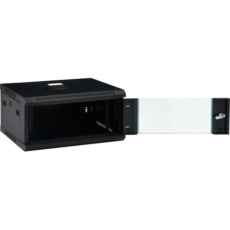 vidaXL Wandnetzschrank 4U 19" IP20 600x450x285 mm