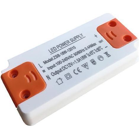18W LED Transformer, 12V DC Converter, Constant Voltage Power Supply for LED G4, GU5.3, MR11, MR16 (1/5)