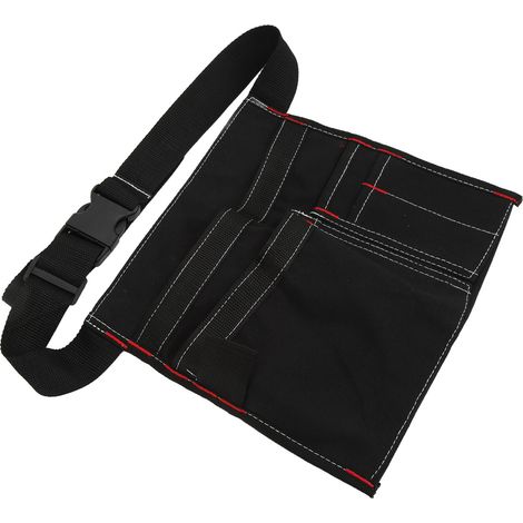 Ceinture porte-outils d'extérieur, sac banane en toile avec plusieurs poches pour outils électriques (1/5)