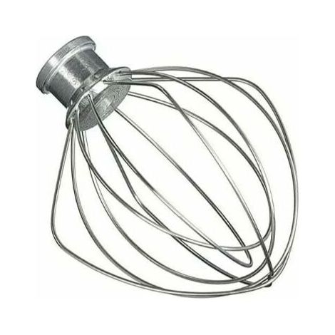 UlisemSchneebesen aus Edelstahl, kompatibel mit KitchenAid K45WW WP9704329 KSM150 KSM160 K45 KSM90 Roboterzubehör (1/4)