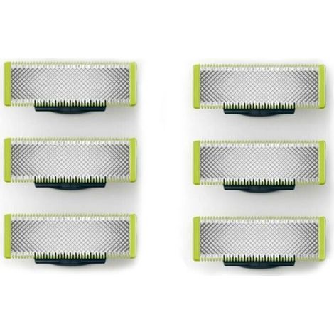 Ersatzklingen für OneBlade-Rasierer- und Haarschneider – 6 Stück aus hochfestem Edelstahl, ideal zum Schneiden, Stylen und Rasieren (1/4)