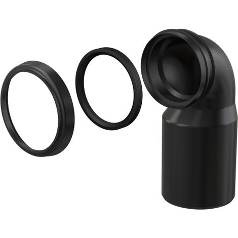 Codo de desagüe Alcadrain m906 material PP diámetro DN90 110 (1/2)