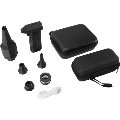 Ortviai Souffleur Électrique Mini Turbo 130 000 tr/min avec Buse Magnétique – Pour Clavier, Voiture & Maison (1/5)