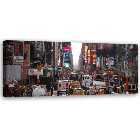 Tableau sur toile Times Square New York 90x30 (1/5)