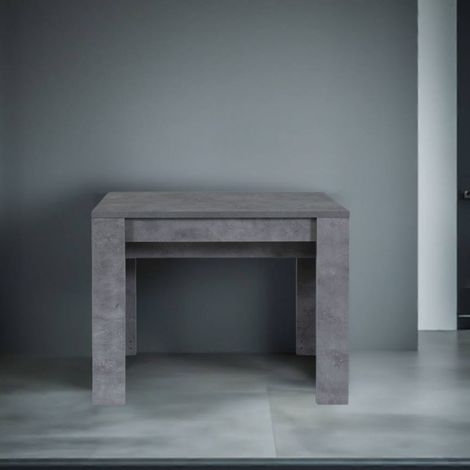 Consolle allungabile Baku 252 cm colore cemento (1/5)