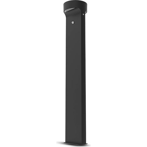 Potelet Solaire LED Rond 6W 3000K Noir 950 mm Détecteur IR Miidex Lighting® (1/5)