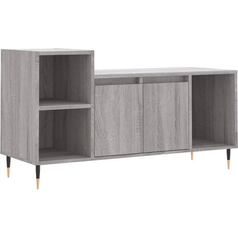 Mobile TV multimediale scaffale per televisione televisore buffet sala da pranzo soggiorno camera da letto sonoma 100 x 35 x 55 cm derivati del legno grigio 020028339