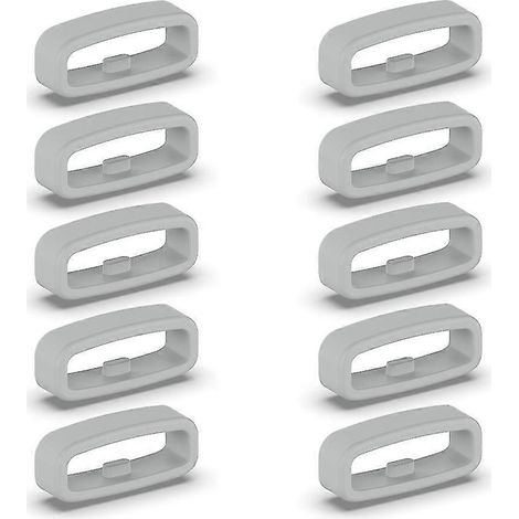 Silikon-Armband-Halteringe 18 mm 20 mm 22 mm Verschlussbänder für sicheren Halt (20 mm Grau) (1/5)