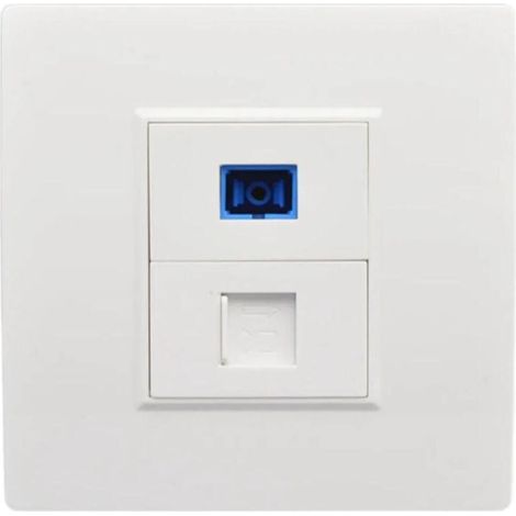 Applicable à l'interface fibre optique SC, à la prise murale et au panneau de prise réseau RJ45 (1/5)