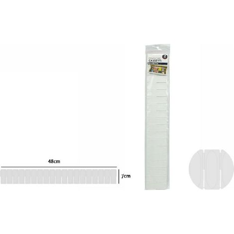 Trade Shop - SET MIT 2 SCHUBLADENTEILERN AUS KUNSTSTOFF, 48 X 7 CM, 71389 -