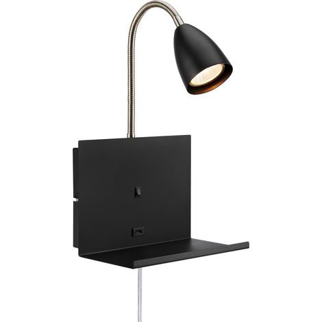 Applique murale gu10 7w ip20 noir - markslojd - cuarto 88895538 88895538 88895538 (1/3)
