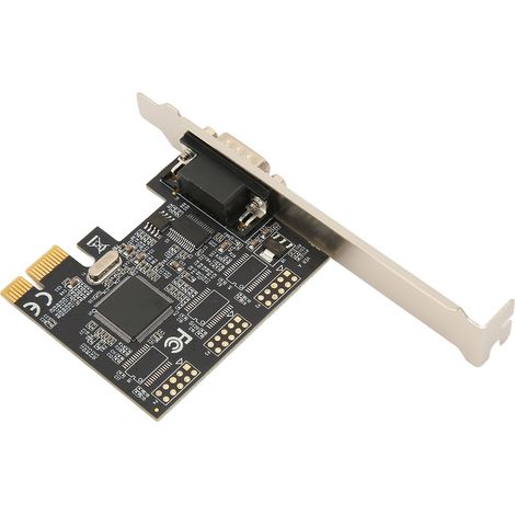 Carte adaptateur série RS232 PCIe X1, port unique PCI Express vers RS232, pour Windows, Linux et DOS (1/5)