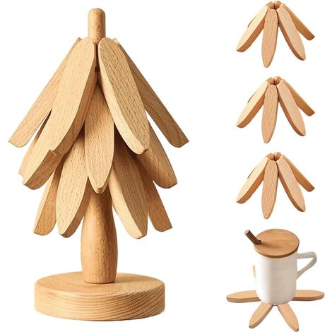 Dessous de plat, forme arbre, isolant thermique (1/5)