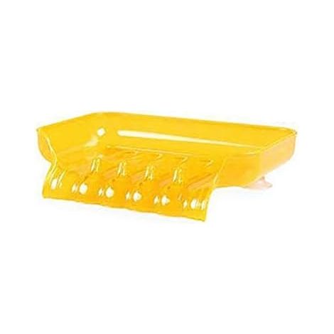 Porte-Savon - Égouttoir Auto-Drainant - Pour Salle De Bain Et Cuisine - Fixation Par Ventouses - Sans Perçage - 1 Pièce