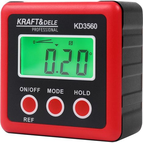 Rapporteur électronique numérique avec aimant  Kraft&Dele