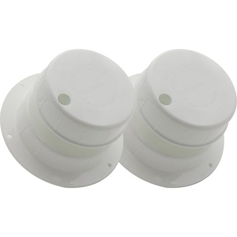 Set di 2 tappi di ventilazione per tubi di scarico di camper, compatibili con tubi da 1 a 2 3/8 pollici. (1/5)