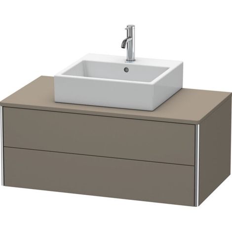 Mueble bajo lavabo XSQUARE 400x1000x548mm franela gris satinado (1/2)