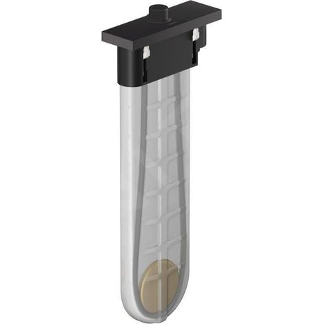 Hansgrohe sBox - Set de finition de baignoire pour douchette à main, sBox, noir mat 28010670 (1/3)