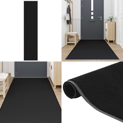 vidaXL Paillasson noir 115x500 cm (1/5)