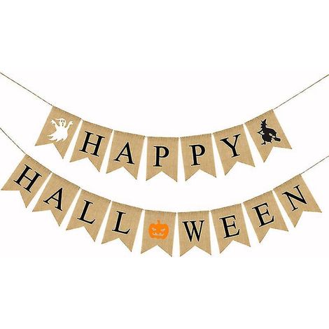 1 Stück Wimpelgirlande für Halloween-Dekoration
